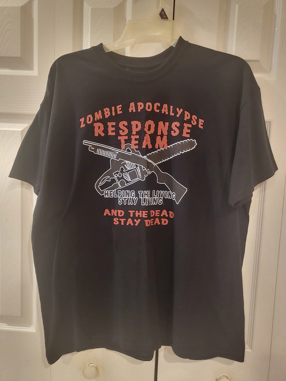 Gildan Black 'Zombie Apocalypse Response Team' Graphic Tee